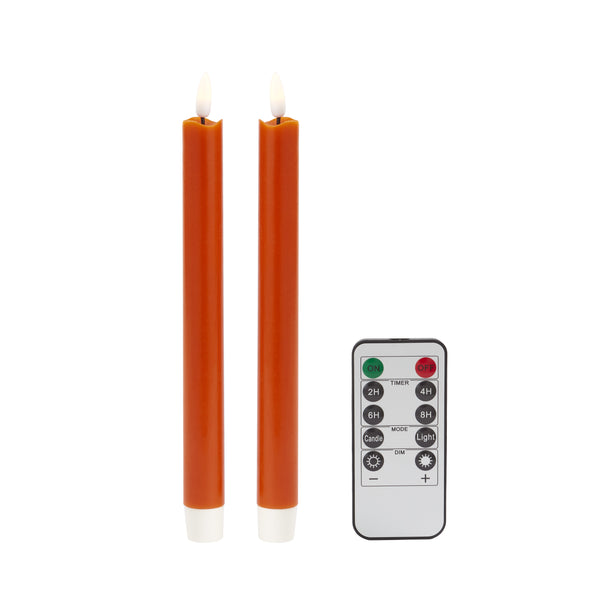 Wax LED Candles - Set of 2 - Thumbnail 3