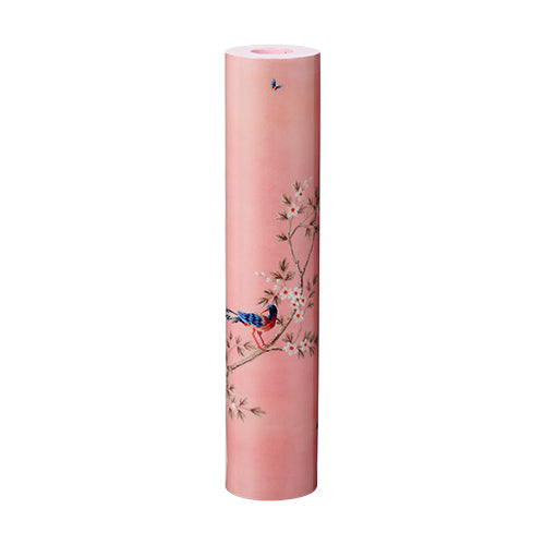 Pink Chinoiserie Candlestick - Thumbnail 3