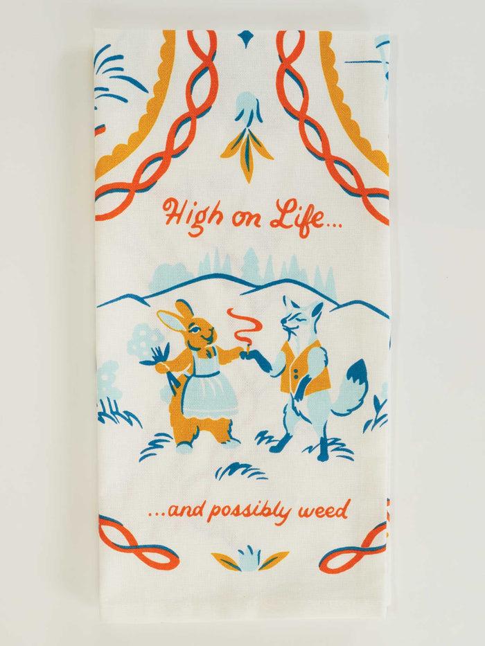 High On Life...And Possibly Weed Dish Towel - Thumbnail 2