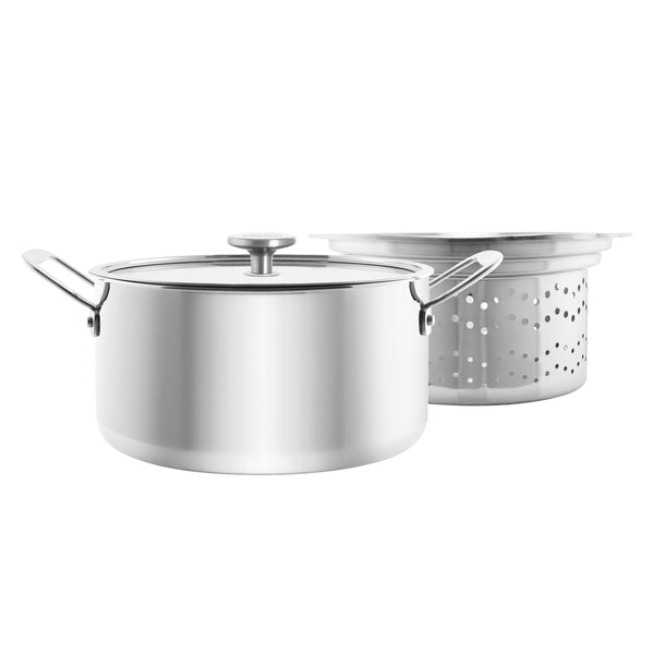 3.Clad 7 Qt. Stockpot & Steamer - Thumbnail 4