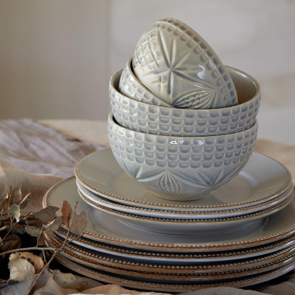 Costa Nova Cristal Gray Fruit Bowl - Thumbnail 3