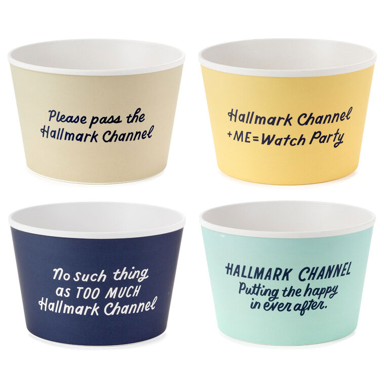 Hallmark Channel Popcorn Bowls