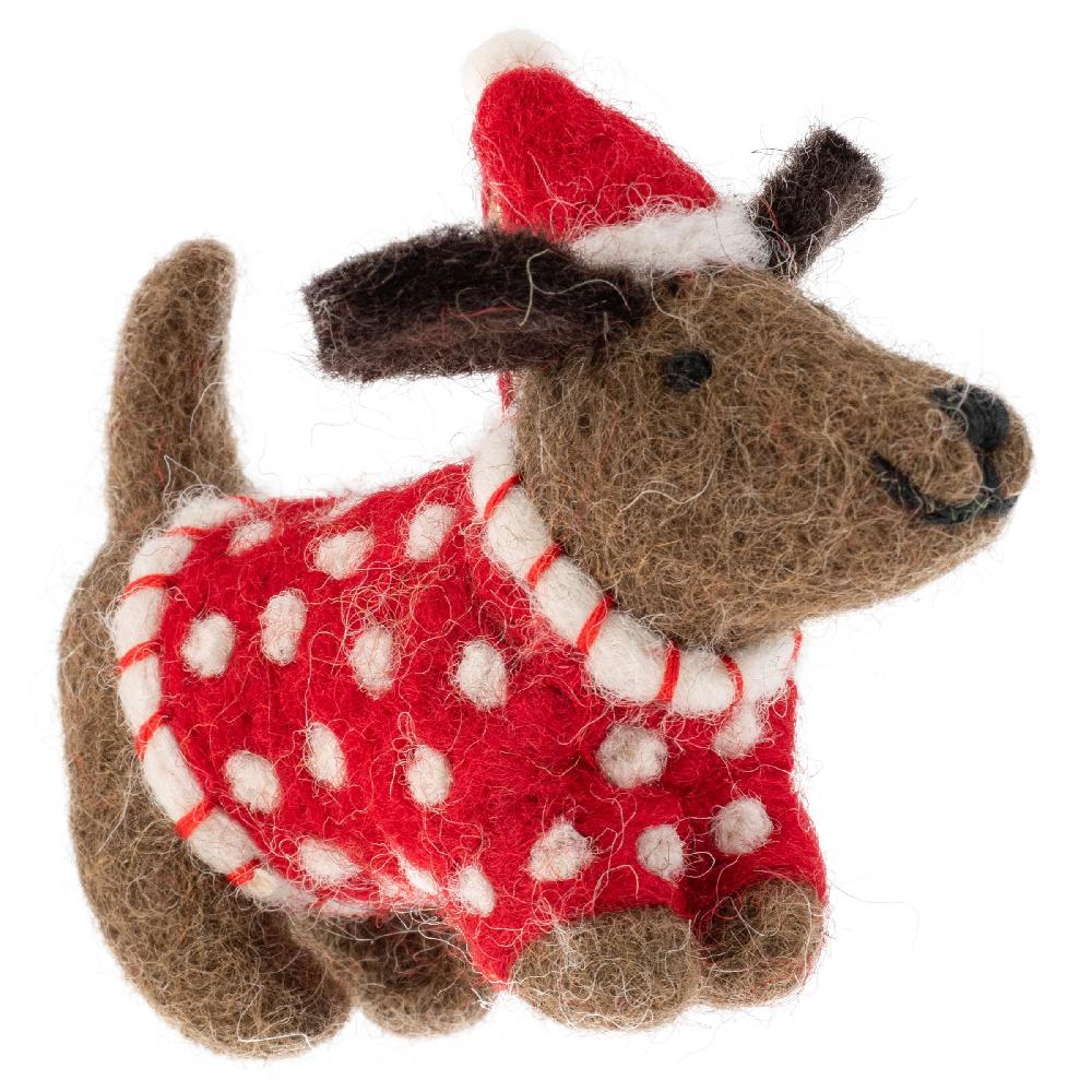 Holiday Hounds Dolly Ornament - Thumbnail 2