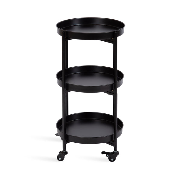 Kate and Laurel Celia 3-Tier Metal Bar Cart - Thumbnail 5