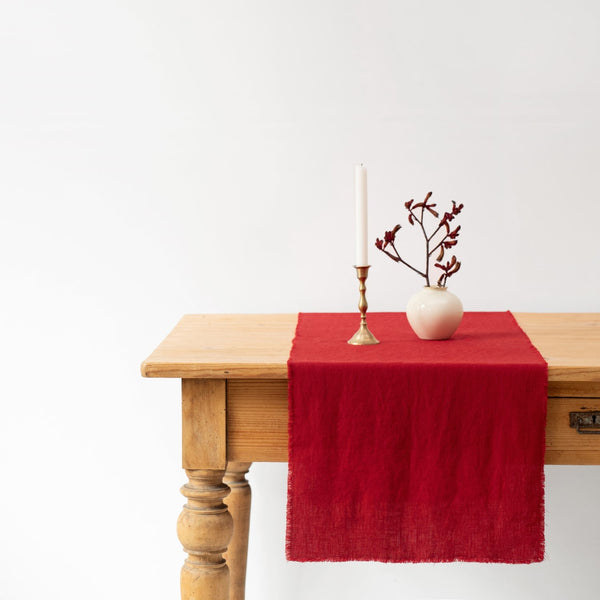Linen Tales on Linen Table Runner