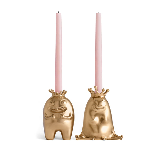 L'Objet Haas Queen Candlesticks (Set of 2)